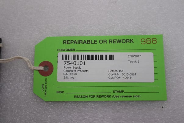 Power Supply Computer Products 7540101 Part Number XL50 Stock #2771 - Image 2