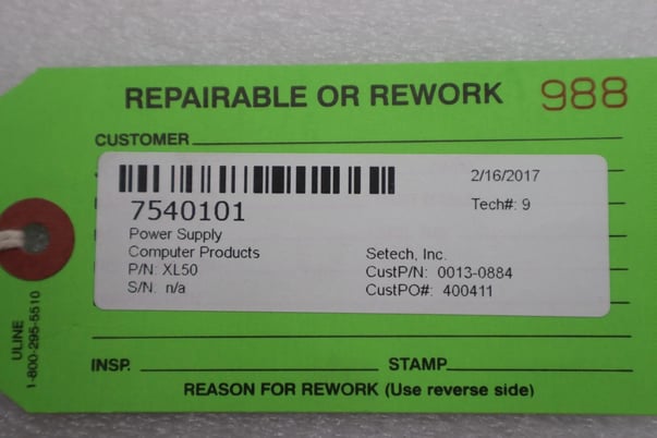 Power Supply Computer Products 7540101 Part Number XL50 Stock #2771 - Image 3