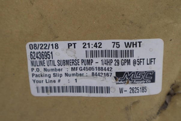 PRO PUMP Submersible Pump 1/4 HP 120 Volt 133.1720000315 STOCK H920 - Image 3