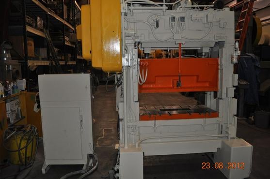 60 Ton, Bliss #HP2-60, straight side double crank press, 3" stroke, 15.5" Shut Height, 48" x 24" bed, 180 SPM - Image 5