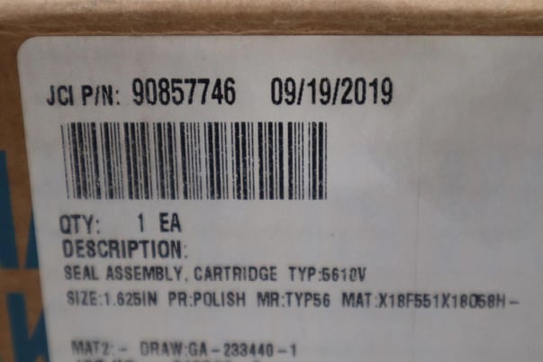 NEW IN BOX John Crane 5610V SIZE 1.625IN STOCK 5932 - Image 2