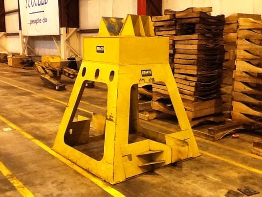 90000 lb. Drafto #63-1015, 17"-78" width, 78" OD, powered - Image 1