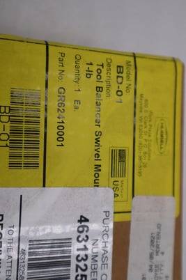 NEW HUBBELL BD-01 Tool Balancer 6 ft L Galvanized Steel 6HH07 STOCK H187A 783246008459 - Image 3