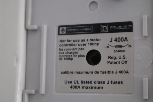 Telemecanique Square D Fused Disconnect Switch J 400A STOCK 4934A - Image 2