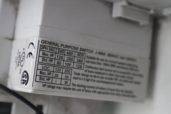 Telemecanique Square D Fused Disconnect Switch J 400A STOCK 4934A - Image 4