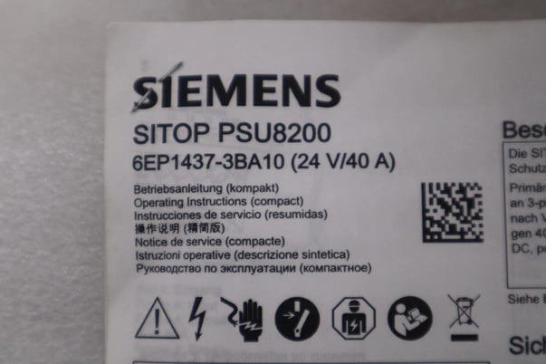 New in box siemens sitop psu8200 power supply 6ep1437-3ba10 stock h271 - Image 4