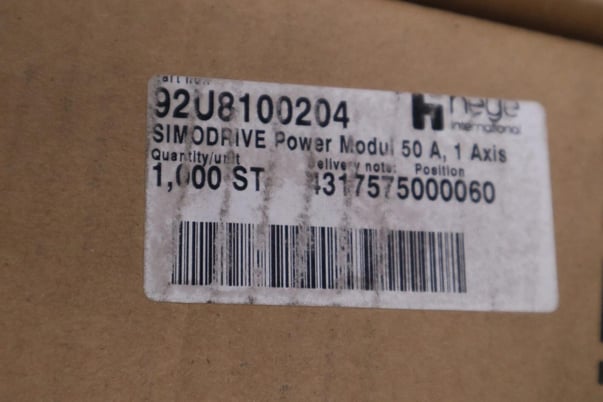 6SN1123-1AA00-0CA2 NEW SIEMENS SIMODRIVE Power Module NEW IN BOX STOCK H84 4025515019435 - Image 3