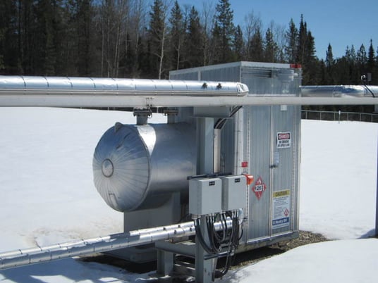 48" x 15' Flare Knockout, 32 bbl, 100 psi, 2006 - Image 1
