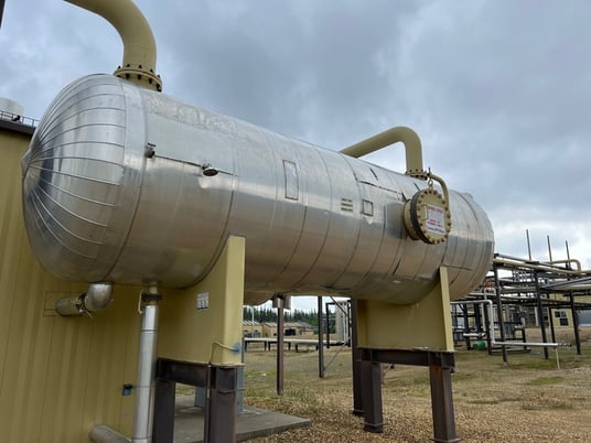 60" x 18' Flare Knockout, 70 bbl, 50 psi, 1992 - Image 3