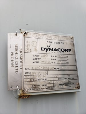 48" Sour Vertical Sand Separator, 170 psi, 2010 - Image 2