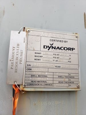 48" Sour Vertical Sand Separator, 170 psi, 2010 - Image 2