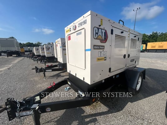 48 KW Caterpillar #XQ60, diesel generator set, trailer mount, EU-3B, 5 hours, 2024 - Image 1