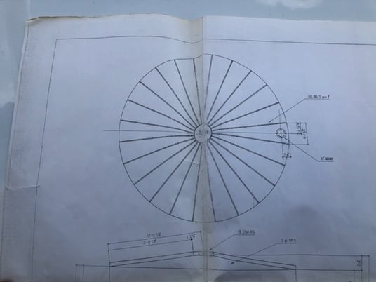 250000 gallon Storage Tank, Food Grade Stainless Steel, w/ internal catwalks & platforms, 1994 (4 available) - Image 3