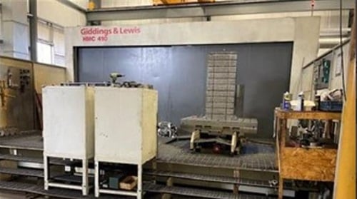 Giddings & Lewis #410, CNC horizontal machining center, Fanuc 16iM, 129.9" X, 82.6" Y, 78.7" Z, 6000 RPM, 120 - Image 2