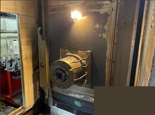 Giddings & Lewis #410, CNC horizontal machining center, Fanuc 16iM, 129.9" X, 82.6" Y, 78.7" Z, 6000 RPM, 120 - Image 3