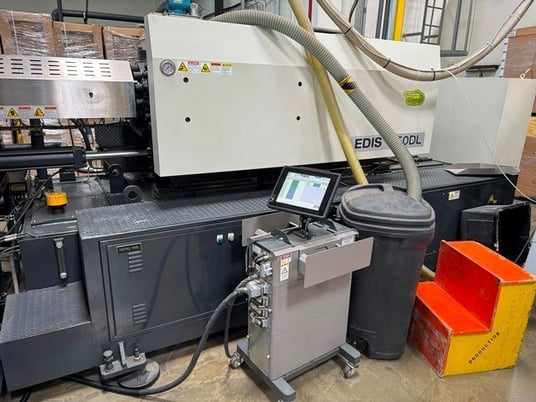 1150 Ton, 186 oz., Hyundai #EDIS-1150DL, Hybrid injection molding machine, 110mm screw, 2014 (5 available) - Image 8