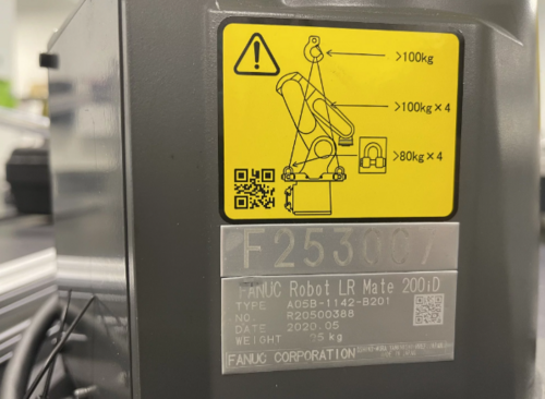 Fanuc, LR Mate 200iD, 6-Axis robot, R-30iB Control, 7 Kg, 717mm reach, power cables, iPendant, 2020 - Image 4