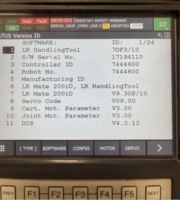Fanuc, LR Mate 200iD, 6-Axis robot, R-30iB Control, 7 Kg, 717mm reach, power cables, iPendant, 2020 - Image 5