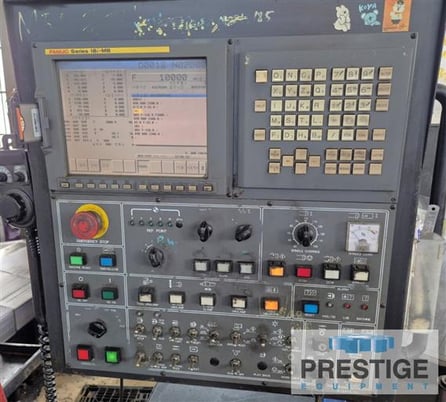 5.12" Daewoo Doosan #DB130CX, CNC table type horizontal boring mill, Fanuc 18iMB, 40 station automatic tool - Image 2