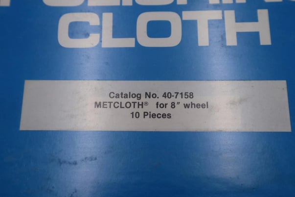 Buehler Polishing Cloth For 8" Wheel Selected Silk Cat 40-7158 10 Pieces #K-1735 - Image 2