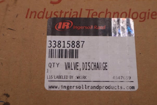 New ingersoll rand 33815887 discharge valve stock 2499 - Image 2