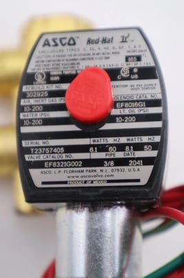 ASCO EF8321G002 Solenoid Valve 3-Way NC 3/8" NEW UNIT STOCK H1175A - Image 2