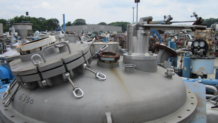 48" x 24" Sanborn #48", Stainless Steel Basket Centrifuge, perforated, 1150 RPM, 25 HP, unused - Image 6