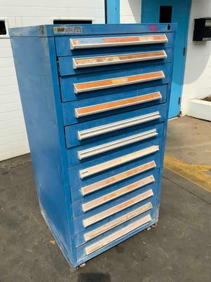 12 Drawer Vidmar cabinet, 30" x 27" x 59" high - Image 2