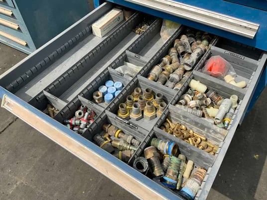 12 Drawer Vidmar cabinet, 30" x 27" x 59" high - Image 4