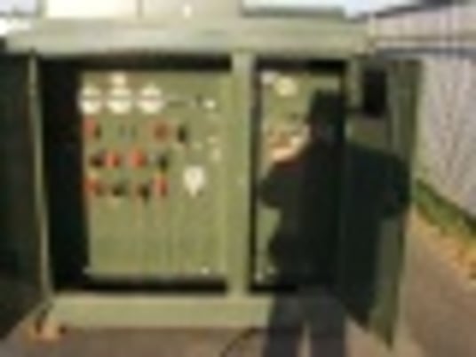 113 KVA 4160 Primary, 208Y/120 Secondary, Atlantic Power Systems, oil, outdoor, #LT4675 - Image 1