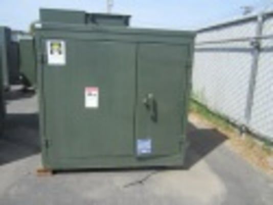113 KVA 4160 Primary, 208Y/120 Secondary, Atlantic Power Systems, oil, outdoor, #LT4675 - Image 2