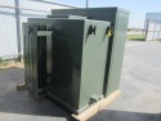 113 KVA 4160 Primary, 208Y/120 Secondary, Atlantic Power Systems, oil, outdoor, #LT4675 - Image 3