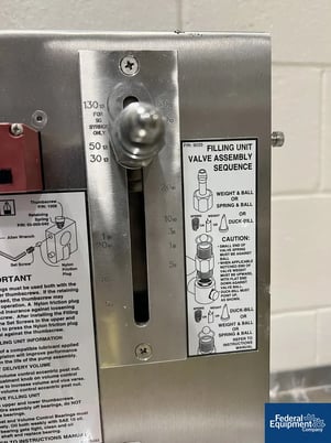 Filamatic #AB-5, benchtop Single Piston Filler, 110 V. - Image 4