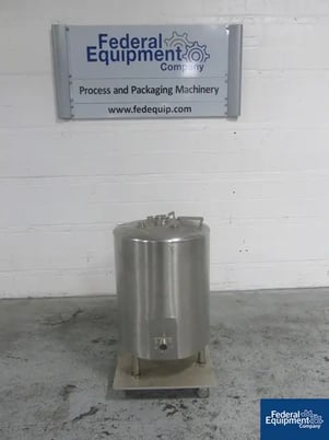 40 gallon Vulcan Hart #ST-40, Kettle, Stainless Steel, 22" diameter x 20" straight side, open top, slope - Image 1