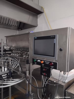 REB #IVS-8, Inline Piston Filler, 8-Head, 0.5 oz to 4.3 oz Fills, 127 CPM, AB PLC Control, 2020 - Image 2