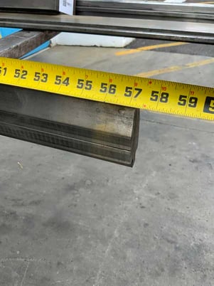 57" L, Male press brake die, 1-1/2"die width, 3-1/2"die height, 1/2"tang - Image 3