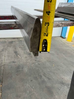 57" L, Male press brake die, 1-1/2"die width, 3-1/2"die height, 1/2"tang - Image 4