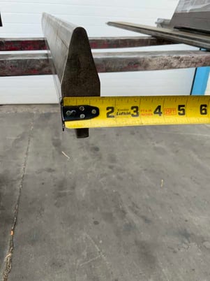 57" L, Male press brake die, 1-1/2"die width, 3-1/2"die height, 1/2"tang - Image 5