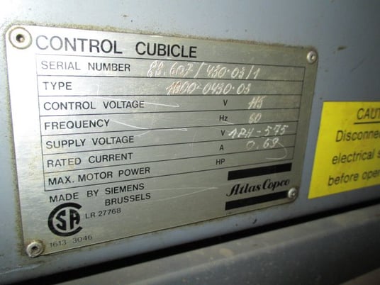 270 cfm, 100 psi, Atlas Copco #ZT245, Air Compressor, Air Cooled, 55.5" width x 57" H x 112" L Size, 60 HP - Image 8