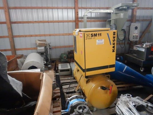 Kaeser #SM11, Air Compressor, w/Pressure Tank, 200 psi @ 500&deg;F, 1995 - Image 1
