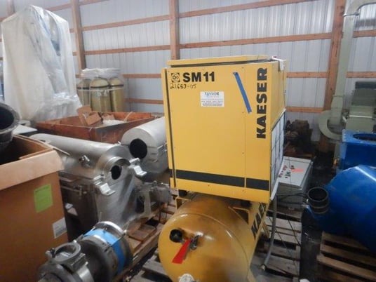 Kaeser #SM11, Air Compressor, w/Pressure Tank, 200 psi @ 500&deg;F, 1995 - Image 2