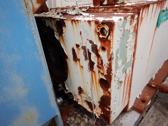 Cincinnati Milacron #CM90/92, Distribution Gear Box Housing, for Conical Twin Screw Extruder, Requires Gears - Image 8