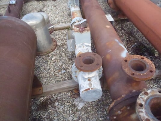 36 sq.ft., 200 psi shell, 150 psi tube, Valley Steel Co., Carbon Steel Shell/Tube Heat Exchanger, U-Stamped - Image 1