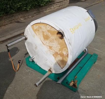 115 gallon Stainless Steel Vertical Insulated Tank, Hinged Cover, 3-Leg Mount, 30" diameter x 38" straight - Image 5
