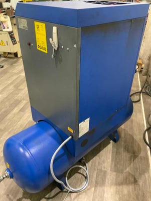 60 cfm, 145 psi, Quincy #QGS-5HP-CSA/UL, rotary screw air compressor, 5 HP, after cooler, 2013 - Image 4