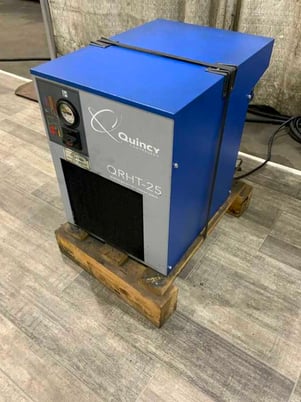 25 cfm, 180&deg;F, 232 psi, Quincy #QRHT-25, refrigerated compressed air dryer, R134a, 2014 - Image 6
