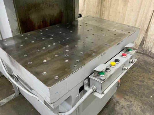 200 Ton, Greenerd #HC-200-60-Y-12, hydraulic C-frame press, 18" stroke, 20" daylight, 16" throat, 20 HP, 1979 - Image 4