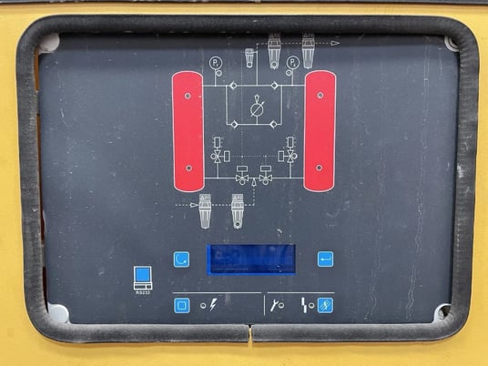 145 psig, Kaeser #SFC160 145, rotary screw air compressor, 220 HP, 2006, obo - Image 9