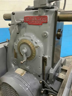 Kearney & Trecker #310CH, horizontal plain mill, 13-1/2" x 64" table, over support, coolant, 10 HP - Image 3