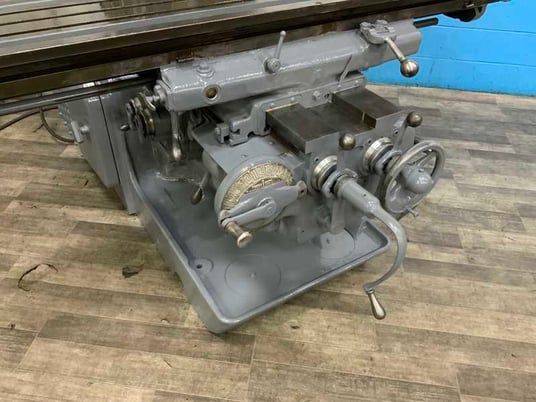 Kearney & Trecker #310CH, horizontal plain mill, 13-1/2" x 64" table, over support, coolant, 10 HP - Image 5